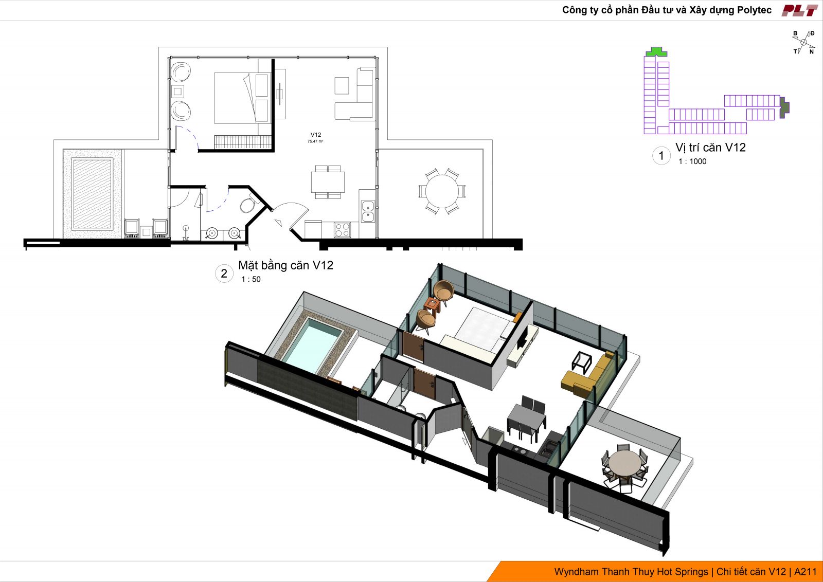 thiết kế căn V12