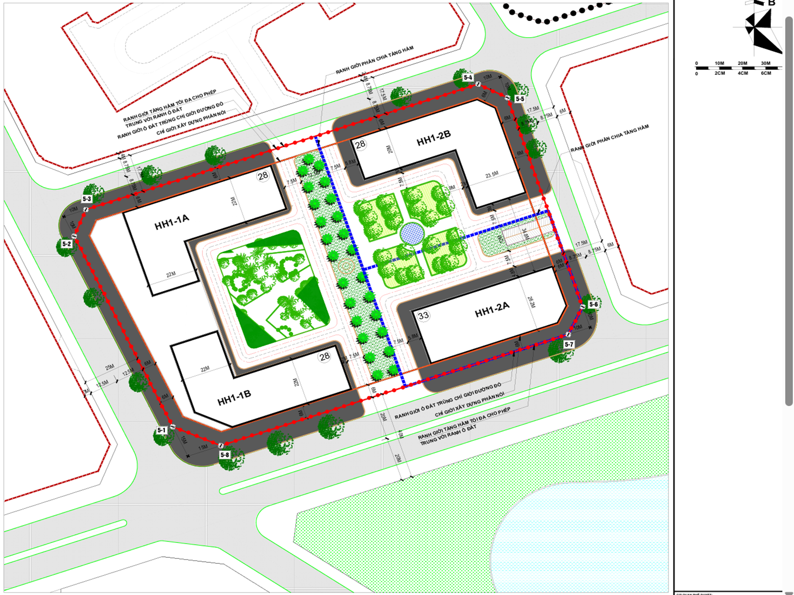 mặt bằng The Magnolia Long Biên Mặt bằng The Magnolia Long Biên