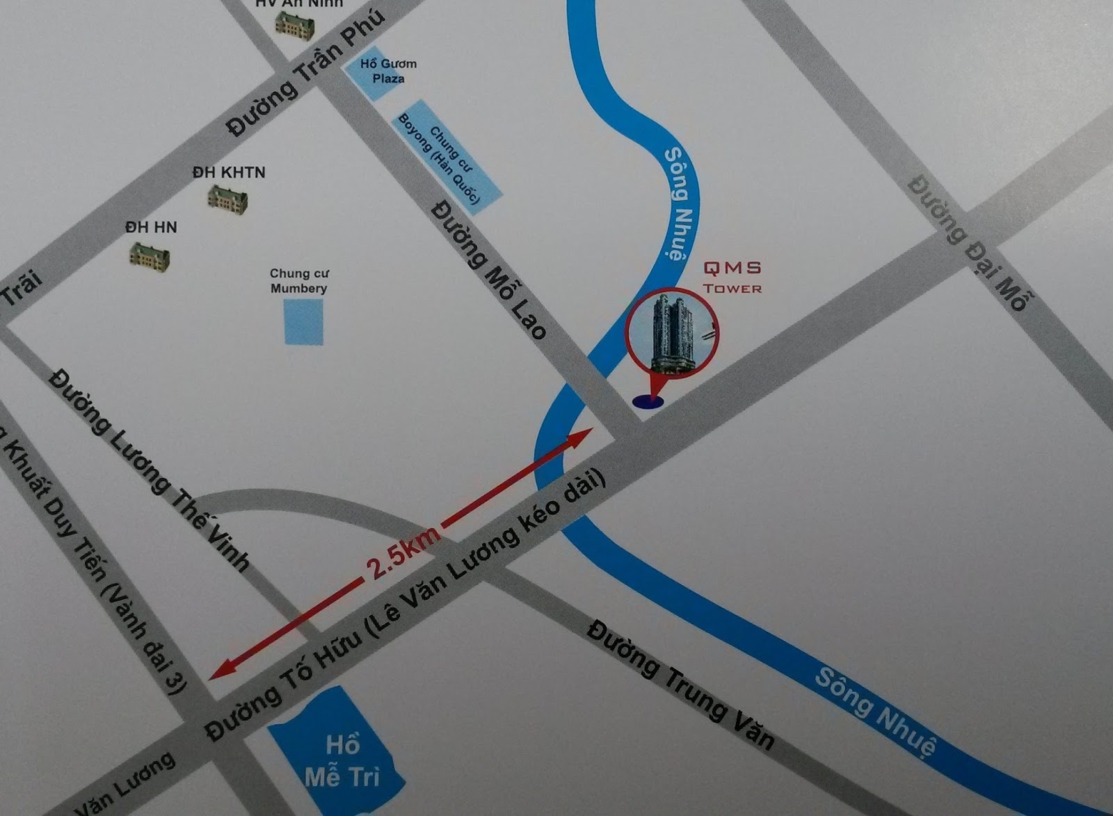 vị trí chung cư qms tower